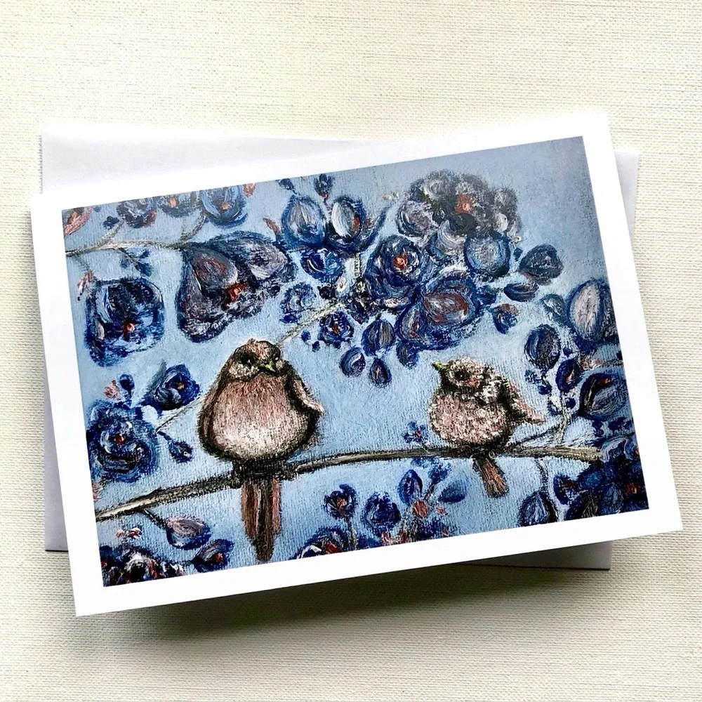 Spring Has Sprung Blank Inside Note Card Greeting - Picture 1 of 8